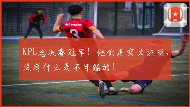 KPL总决赛冠军！他们用实力证明，没有什么是不可能的！