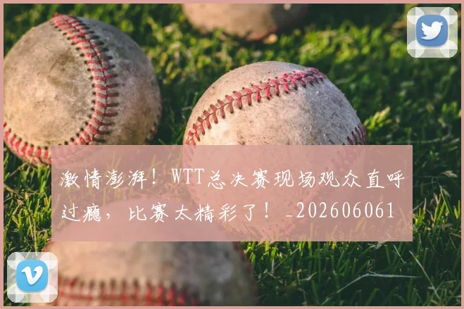 激情澎湃！WTT总决赛现场观众直呼过瘾，比赛太精彩了！_20260606145948